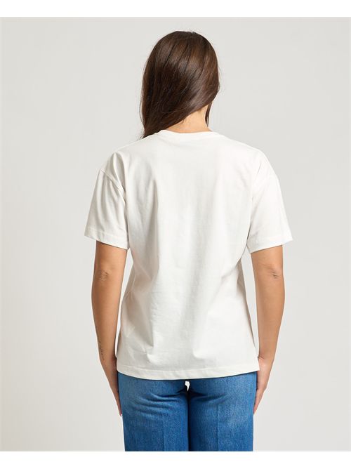 T-shirt donna Gaelle Paris con logo a fantasia GAELLE PARIS | GAABW07830BI02